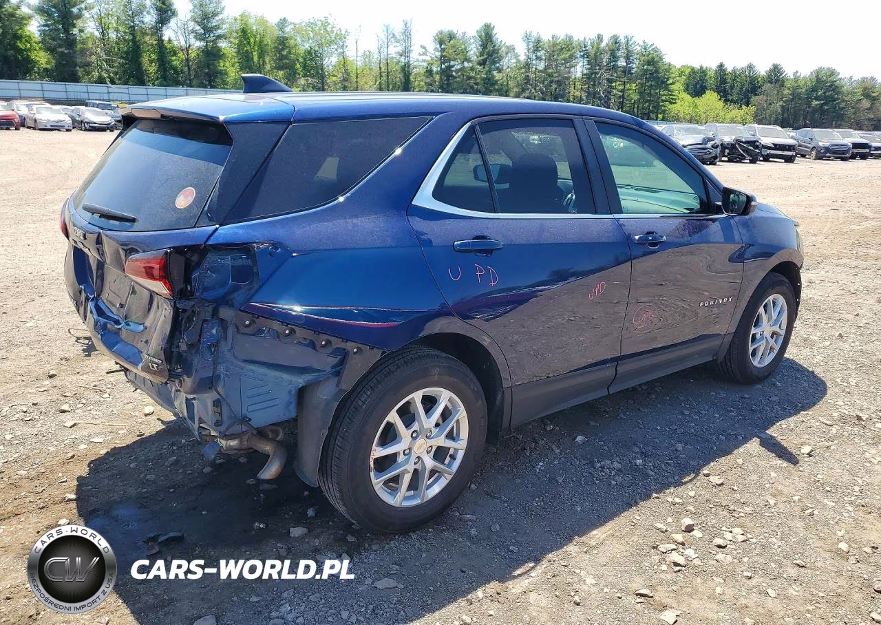 2022 Chevrolet Equinox Lt VIN:3GNAXKEV6NL313684 - 3