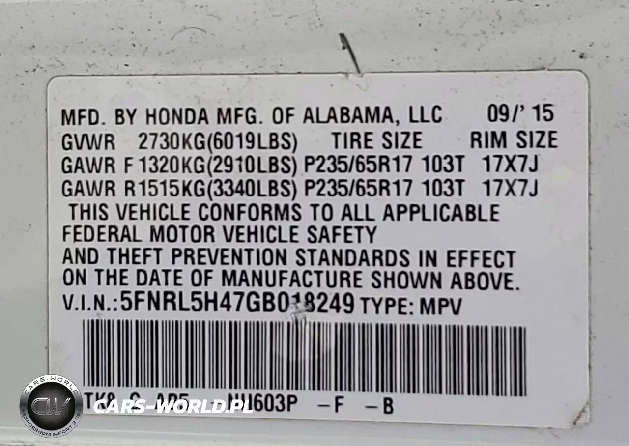 2016 Honda Odyssey Ex VIN:5FNRL5H47GB018249 - 13