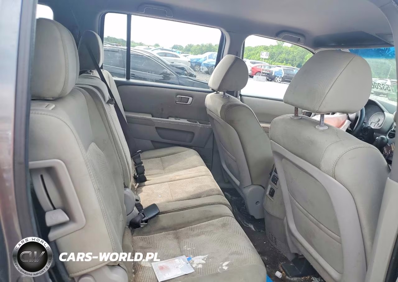 2012 Honda Pilot Lx VIN:5FNYF3H27CB005291 - 10
