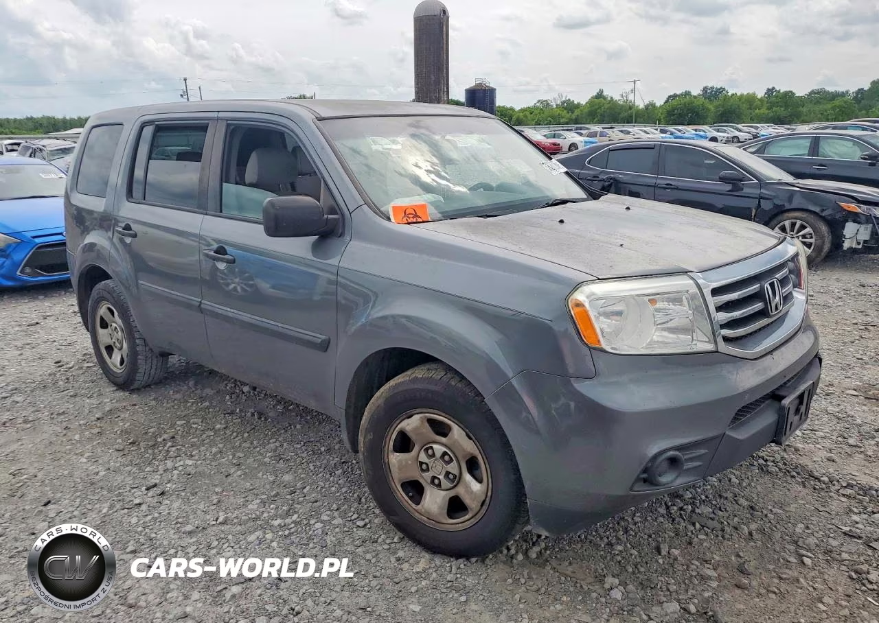 2012 Honda Pilot Lx VIN:5FNYF3H27CB005291 - 4