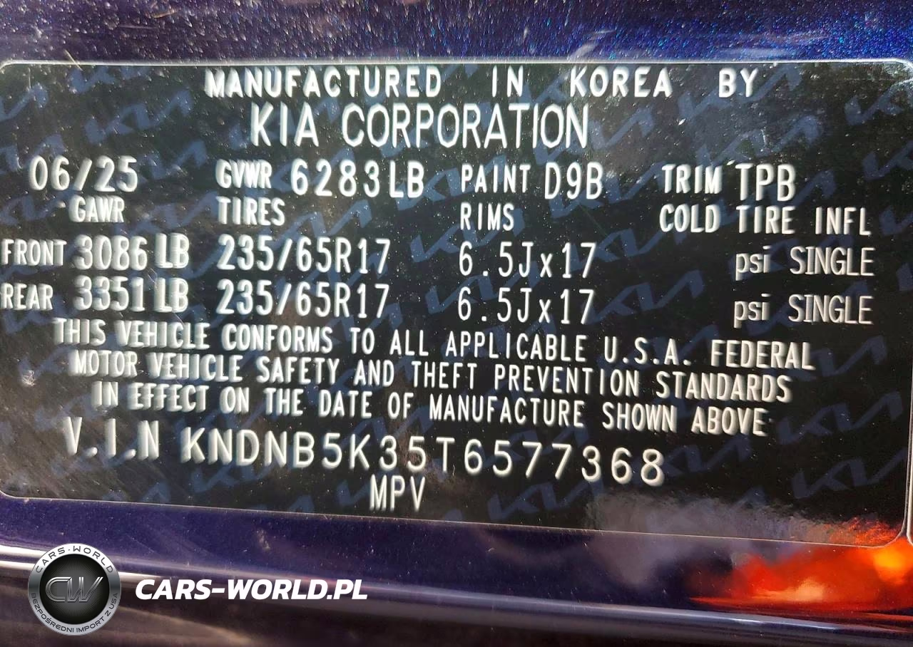 2026 Kia Carnival Lxs VIN:KNDNB5K35T6577368 - 13