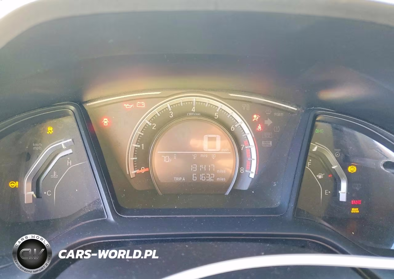 2017 Honda Civic Lx VIN:19XFC2F54HE004295 - 9