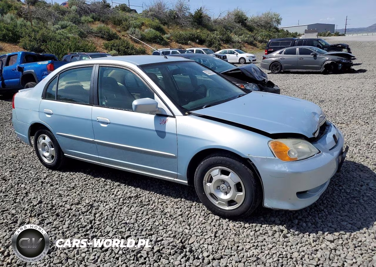 2003 Honda Civic Hybrid VIN:JHMES96653S032336 - 4