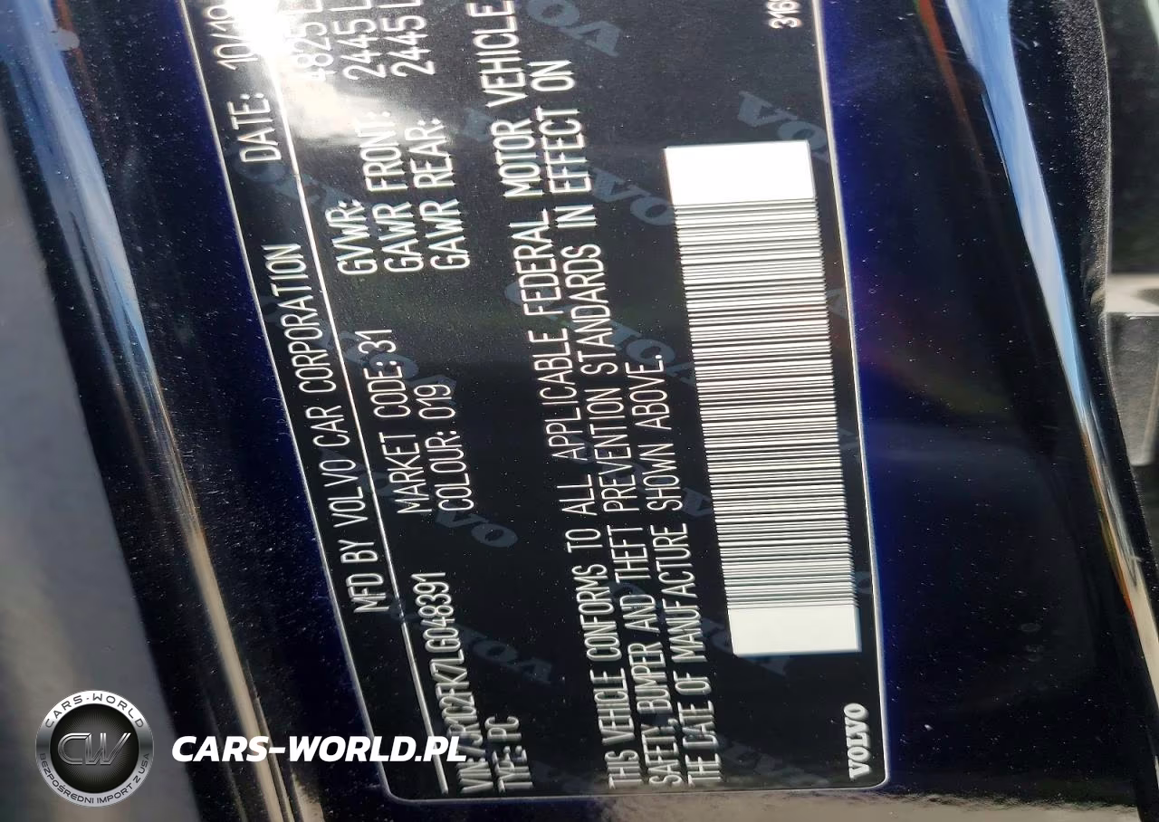 2020 Volvo S60 T5 Momentum VIN:7JR102FK7LG048391 - 12