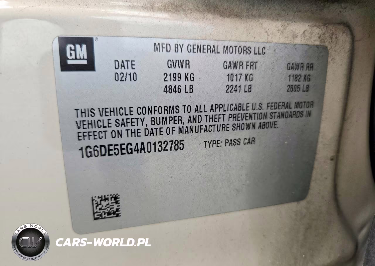 2010 Cadillac Cts Luxury Collection VIN:1G6DE5EG4A0132785 - 13