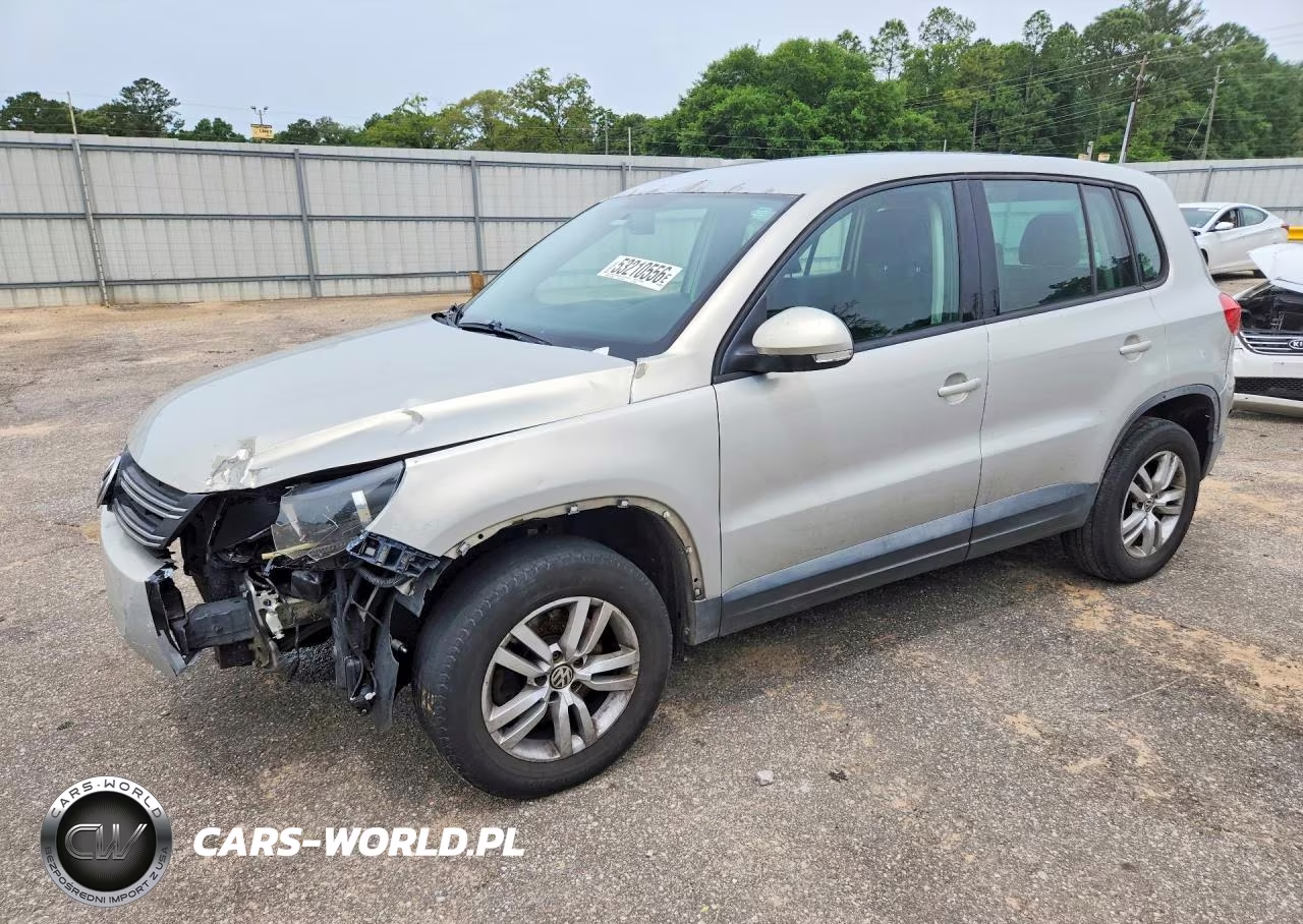 2014 Volkswagen Tiguan S VIN:WVGAV3AX2EW568012 - 1