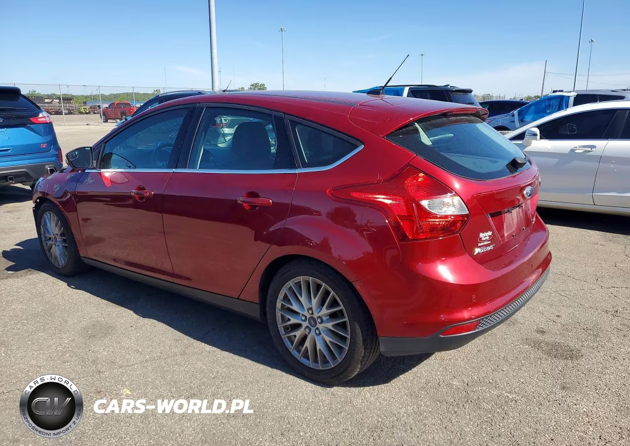 2014 Ford Focus Titanium VIN:1FADP3N26EL405817 - 2