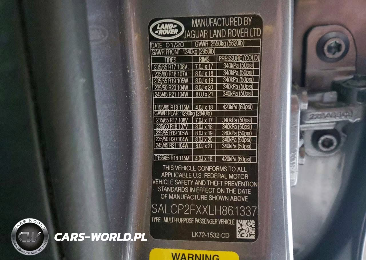 2020 Land Rover Discovery Sport Se VIN:SALCP2FXXLH861337 - 13
