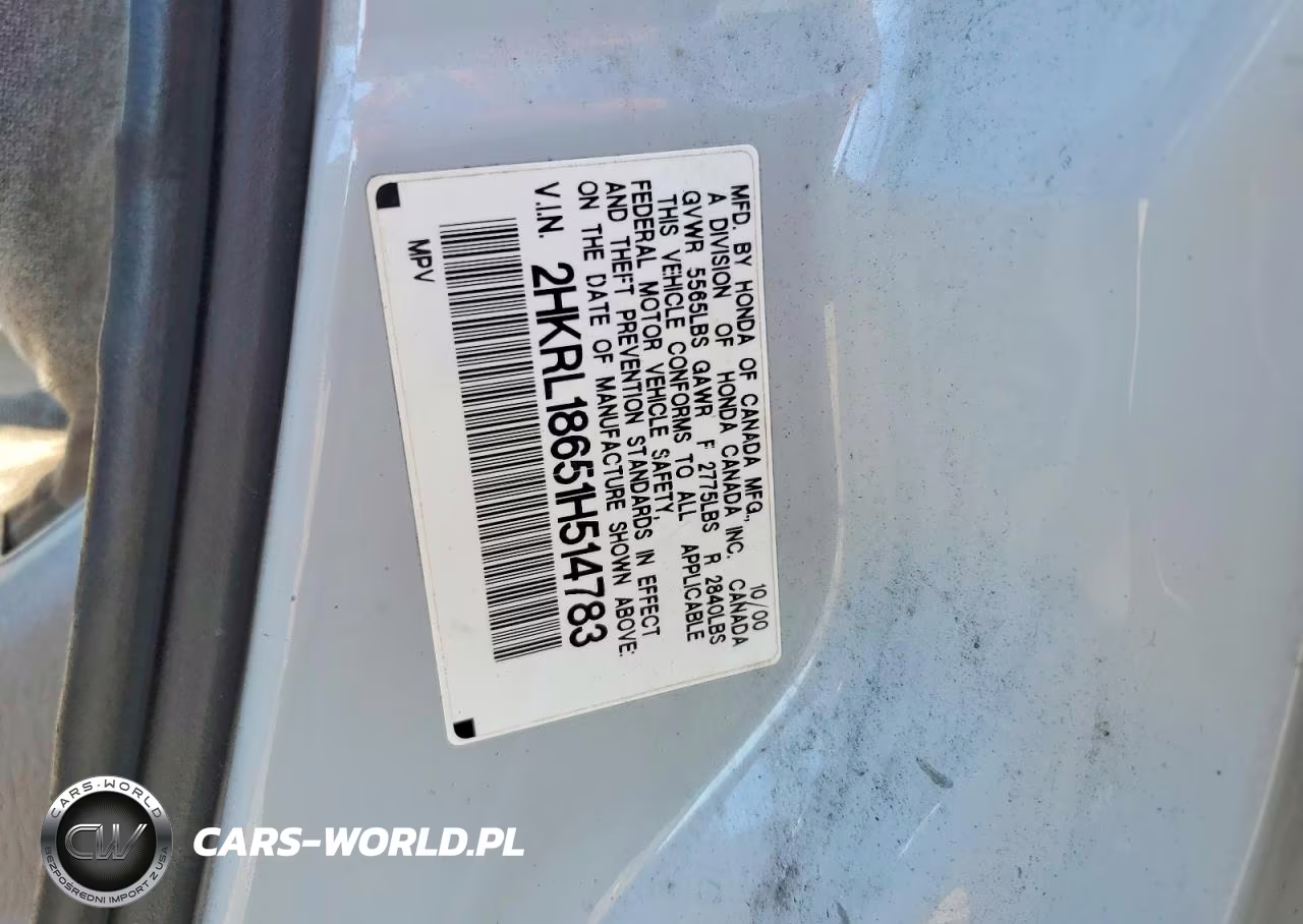 2001 Honda Odyssey Ex VIN:2HKRL18651H514783 - 13