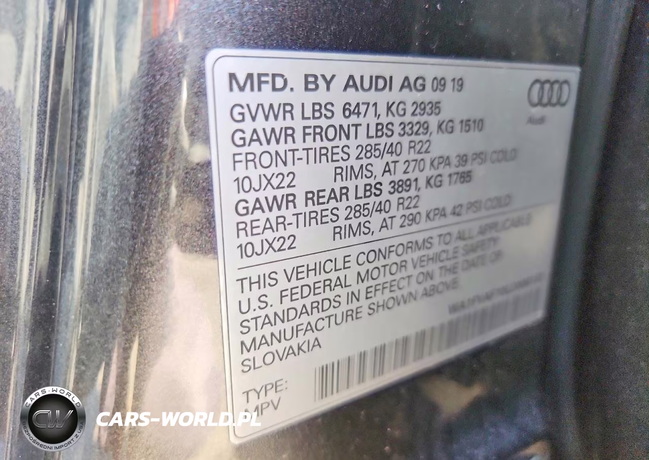 2020 Audi Q8 VIN:WA1FVAF10LD006132 - 13