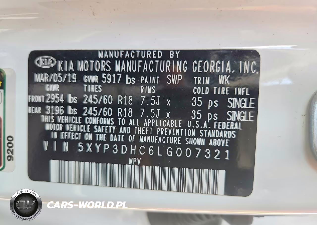 2020 Kia Telluride Ex VIN:5XYP3DHC6LG007321 - 13