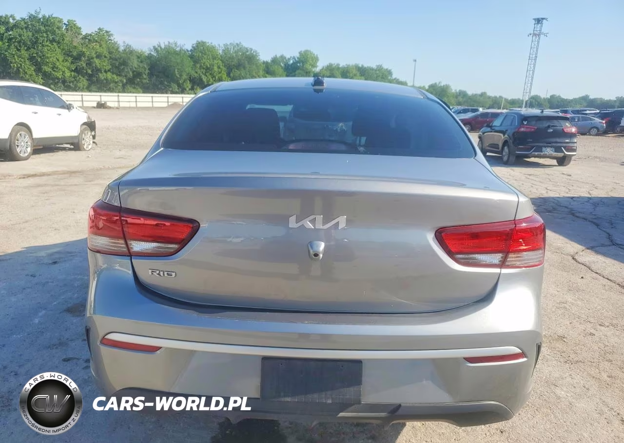 2022 Kia Rio S VIN:3KPA24AD6NE510018 - 6