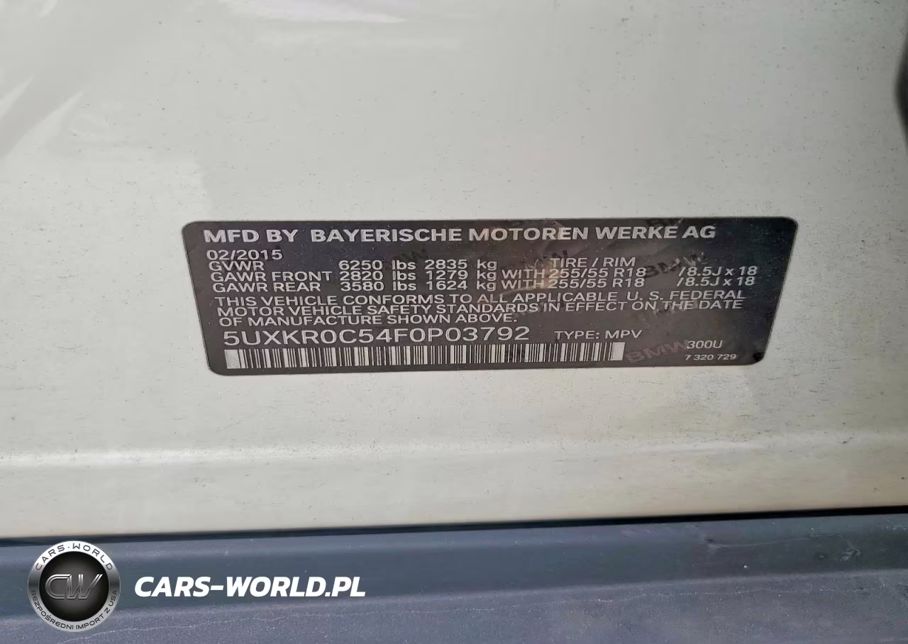 2015 BMW X5 4.8I VIN:5UXKR0C54F0P03792 - 13