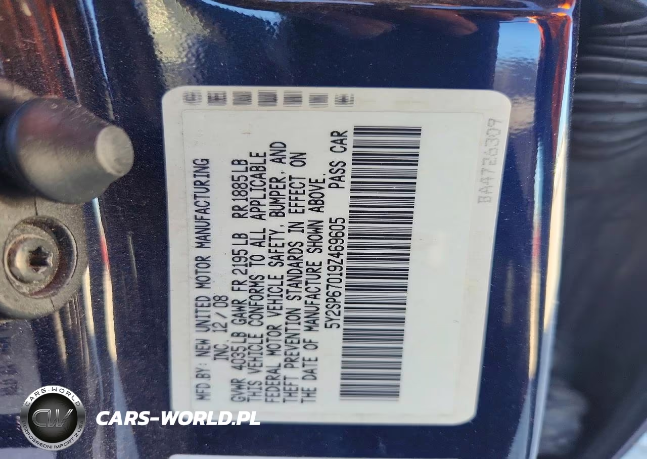 2009 Pontiac Vibe VIN:5Y2SP67019Z469605 - 12