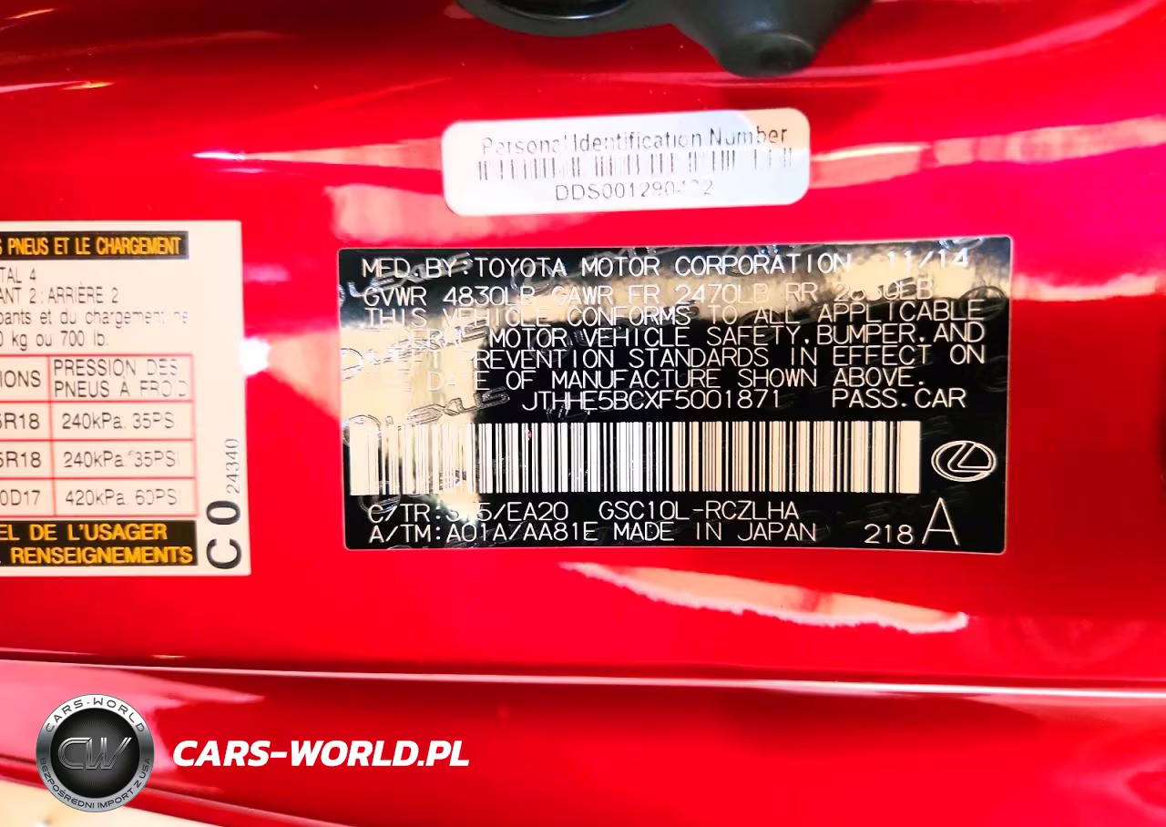 2015 Lexus Rc 350 VIN:JTHHE5BCXF5001871 - 13