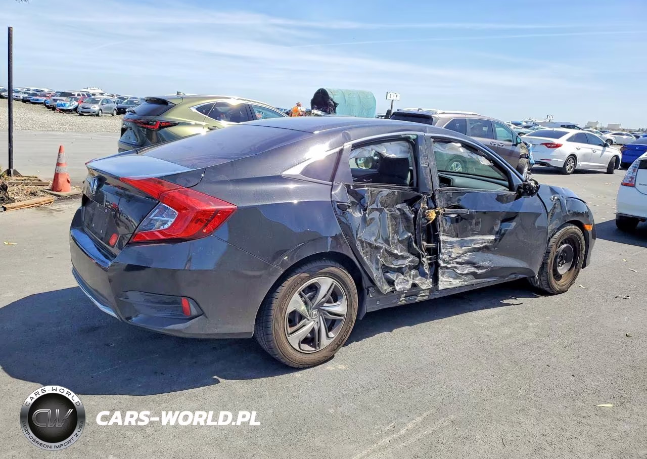 2019 Honda Civic Lx VIN:2HGFC2F60KH536567 - 3