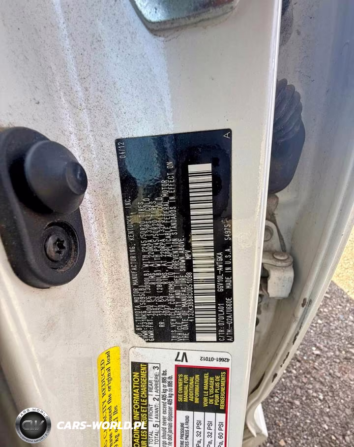 2012 Toyota Venza Xle VIN:4T3ZK3BB8CU051098 - 10