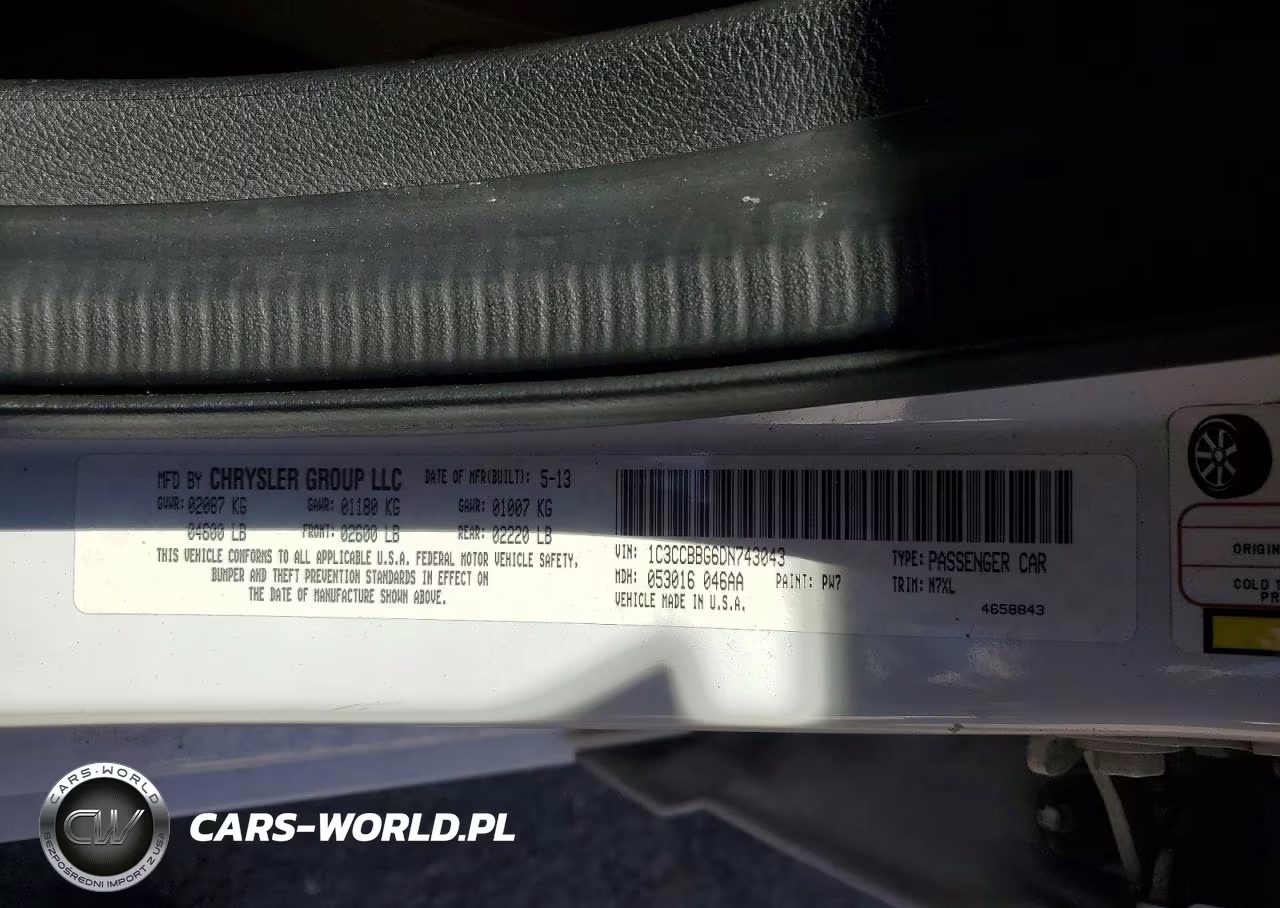 2013 Chrysler 200 Touring VIN:1C3CCBBG6DN743043 - 12