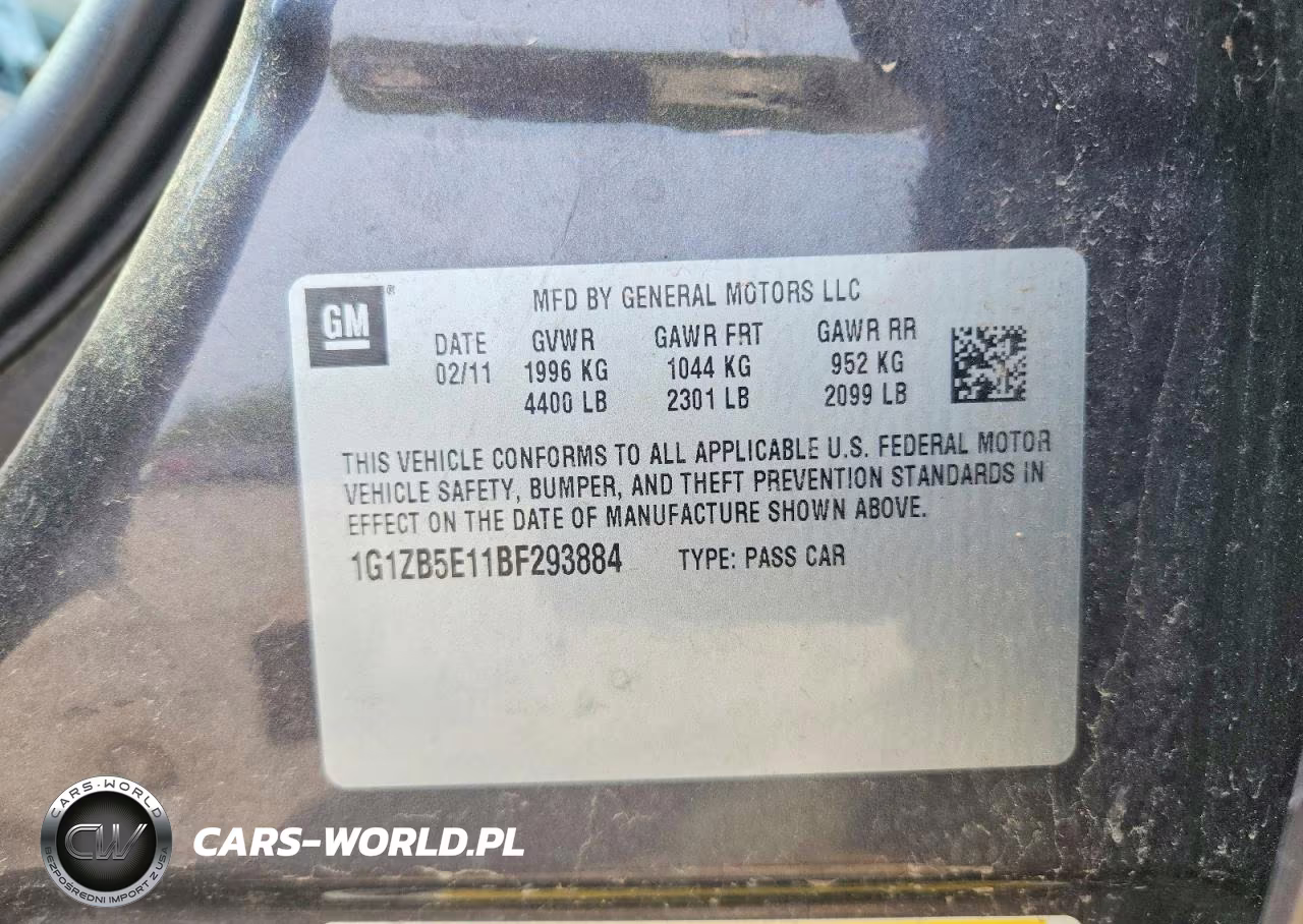 2011 Chevrolet Malibu Ls VIN:1G1ZB5E11BF293884 - 13