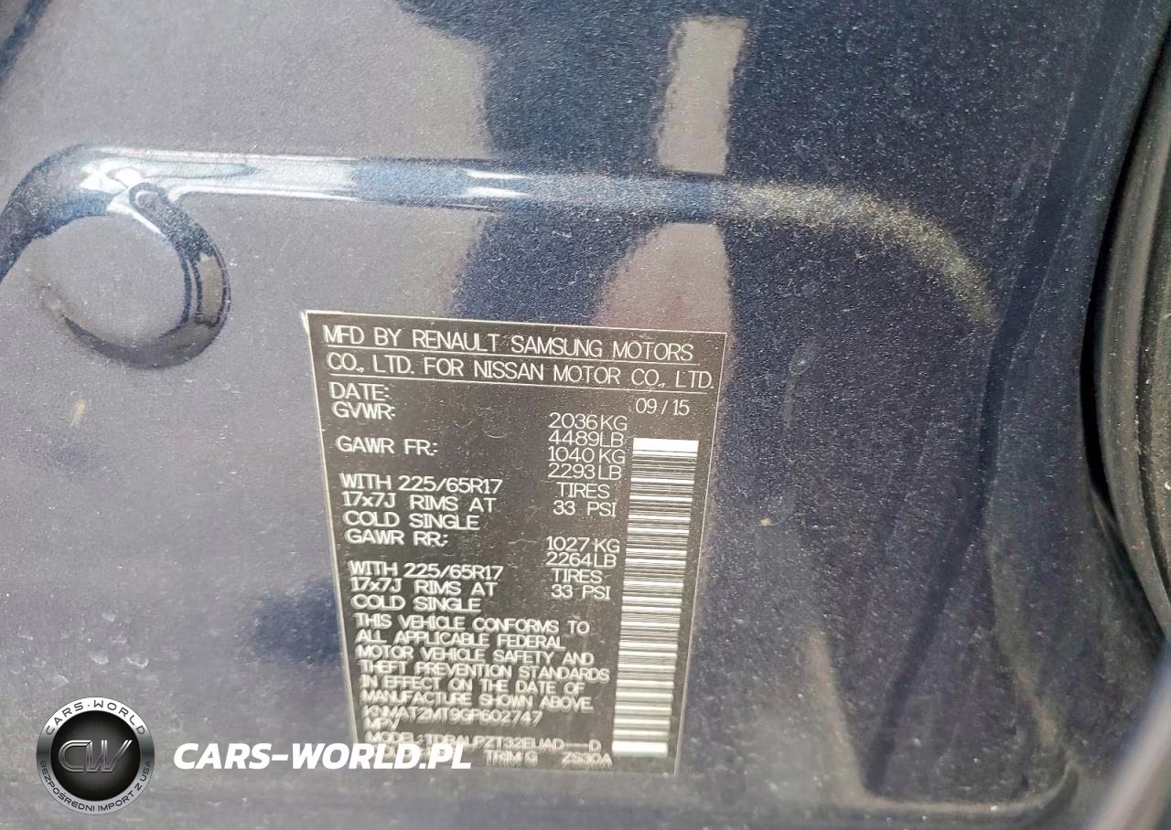 2016 Nissan Rogue S VIN:KNMAT2MT9GP602747 - 13