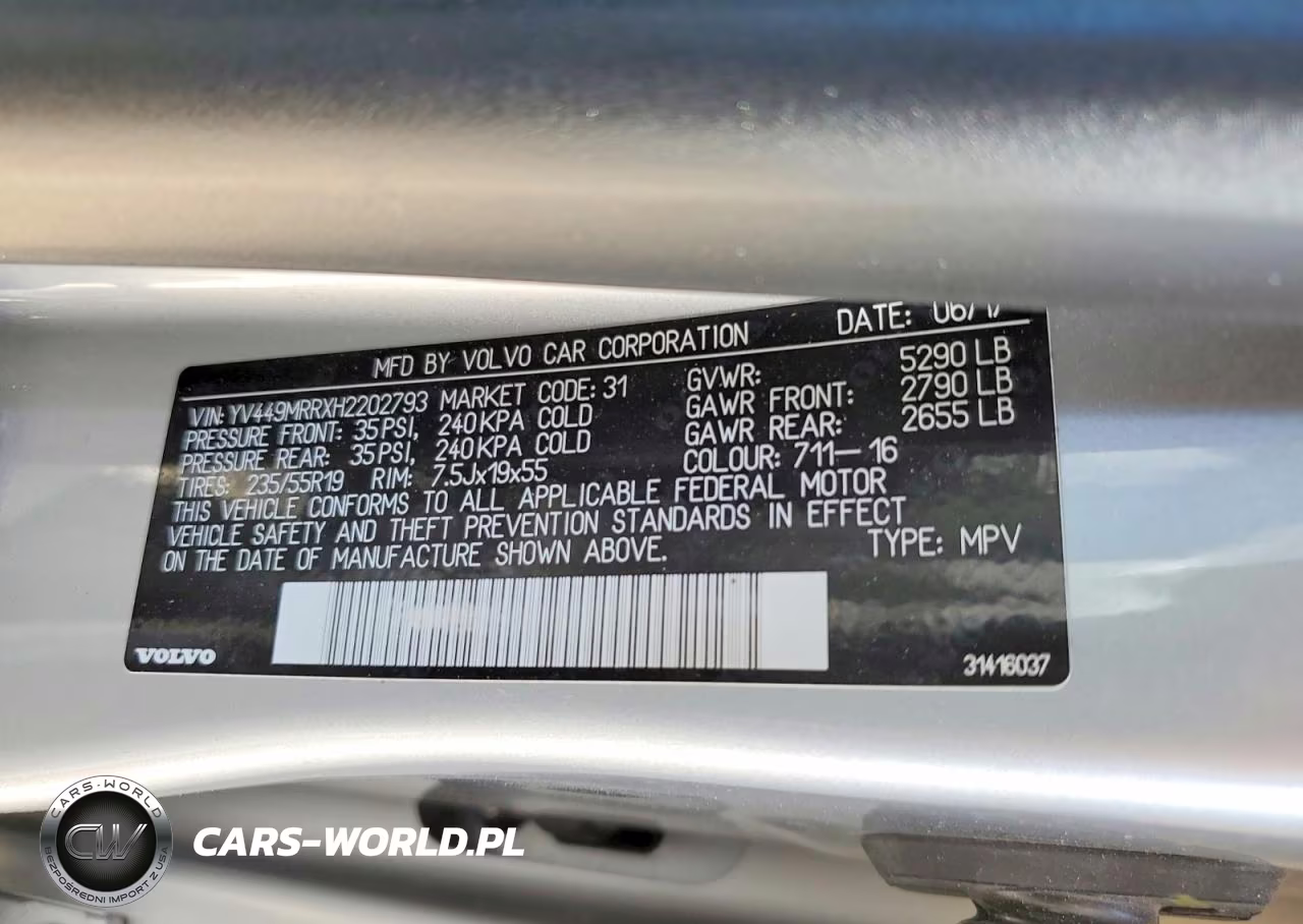 2017 Volvo Xc60 T6 Dynamic VIN:YV449MRRXH2202793 - 12