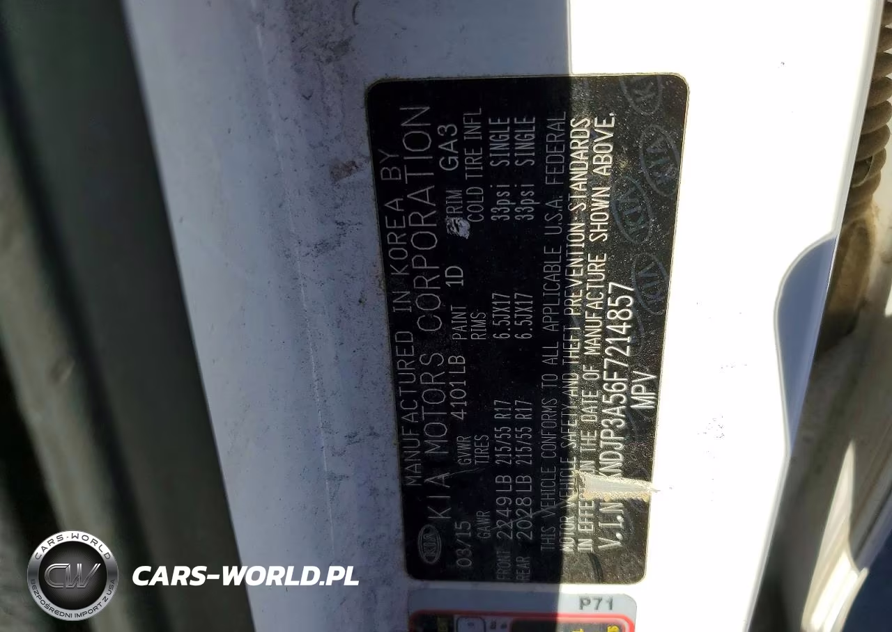 2015 Kia Soul + VIN:KNDJP3A56F7214857 - 12