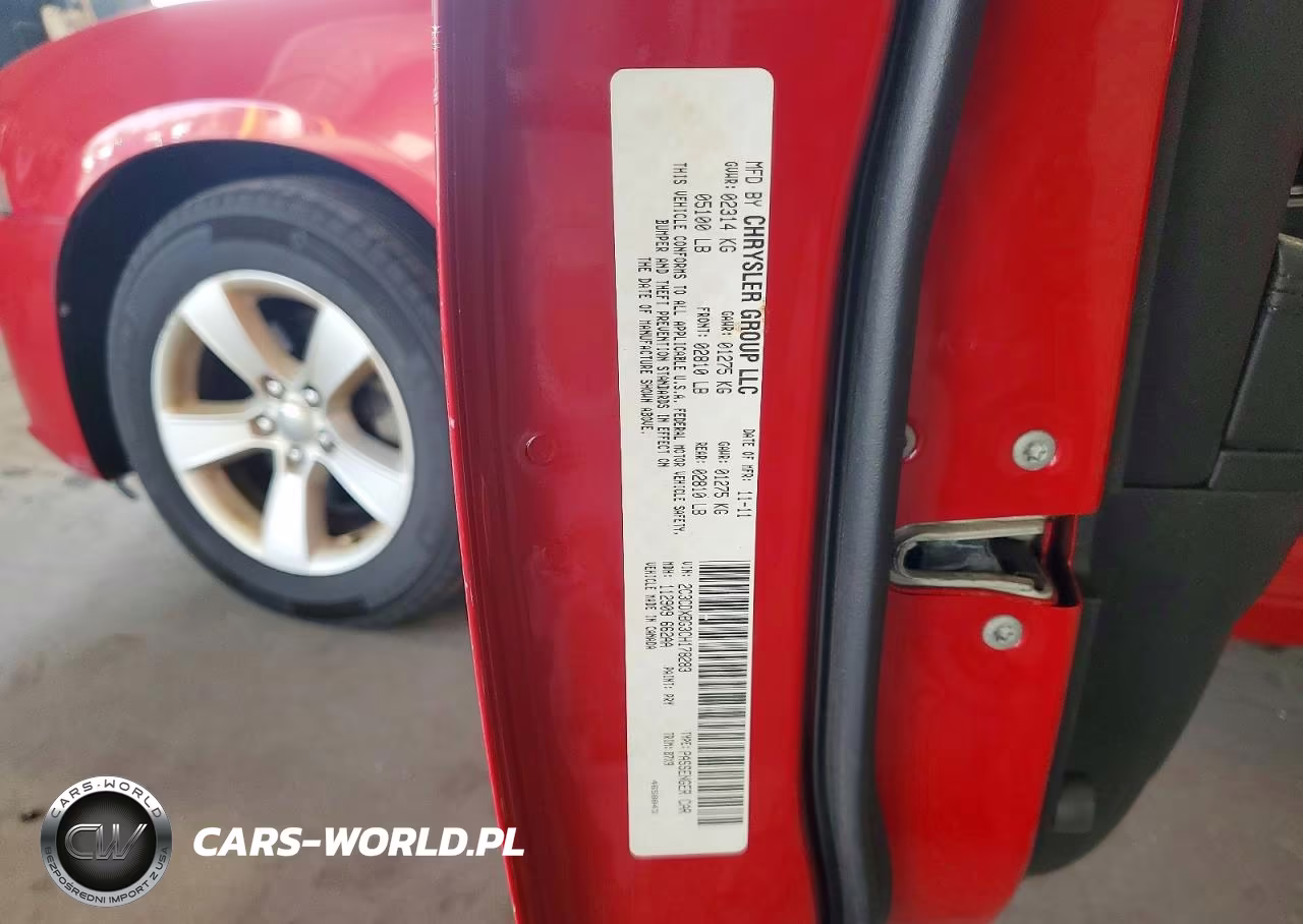 2012 Dodge Charger Se VIN:2C3CDXBG3CH178283 - 12