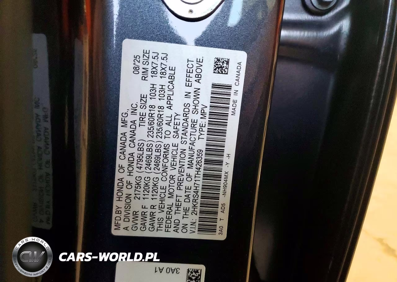 2026 Honda Cr-V Exl VIN:2HKRS4H71TH426359 - 12
