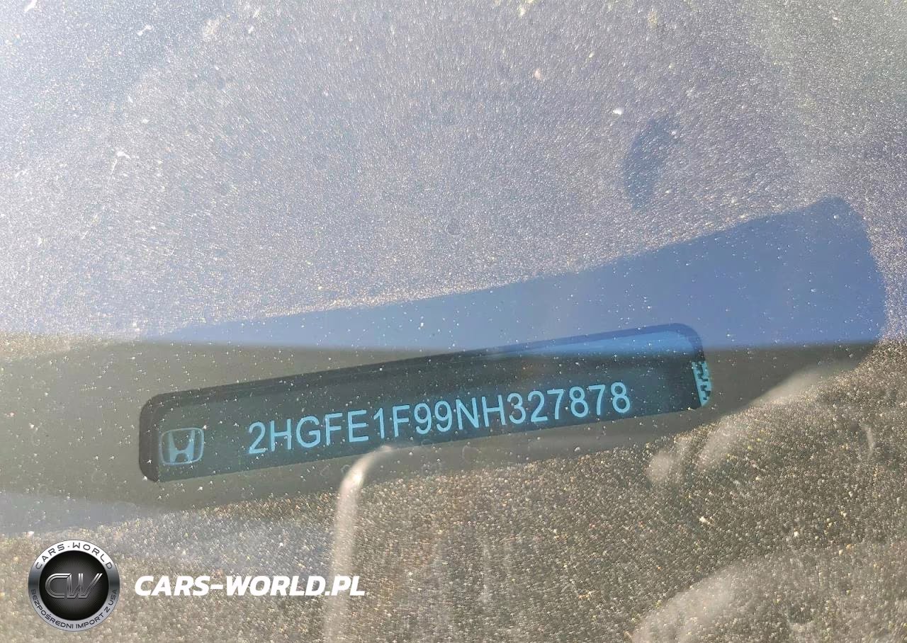 2022 Honda Civic Touring VIN:2HGFE1F99NH327878 - 12