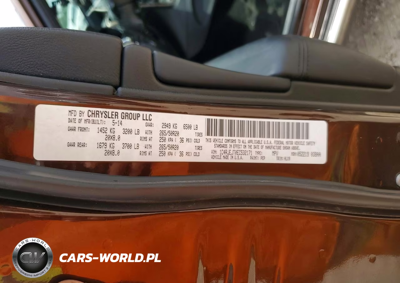 2014 Jeep Grand Cherokee Summit VIN:1C4RJEJT0EC532171 - 13