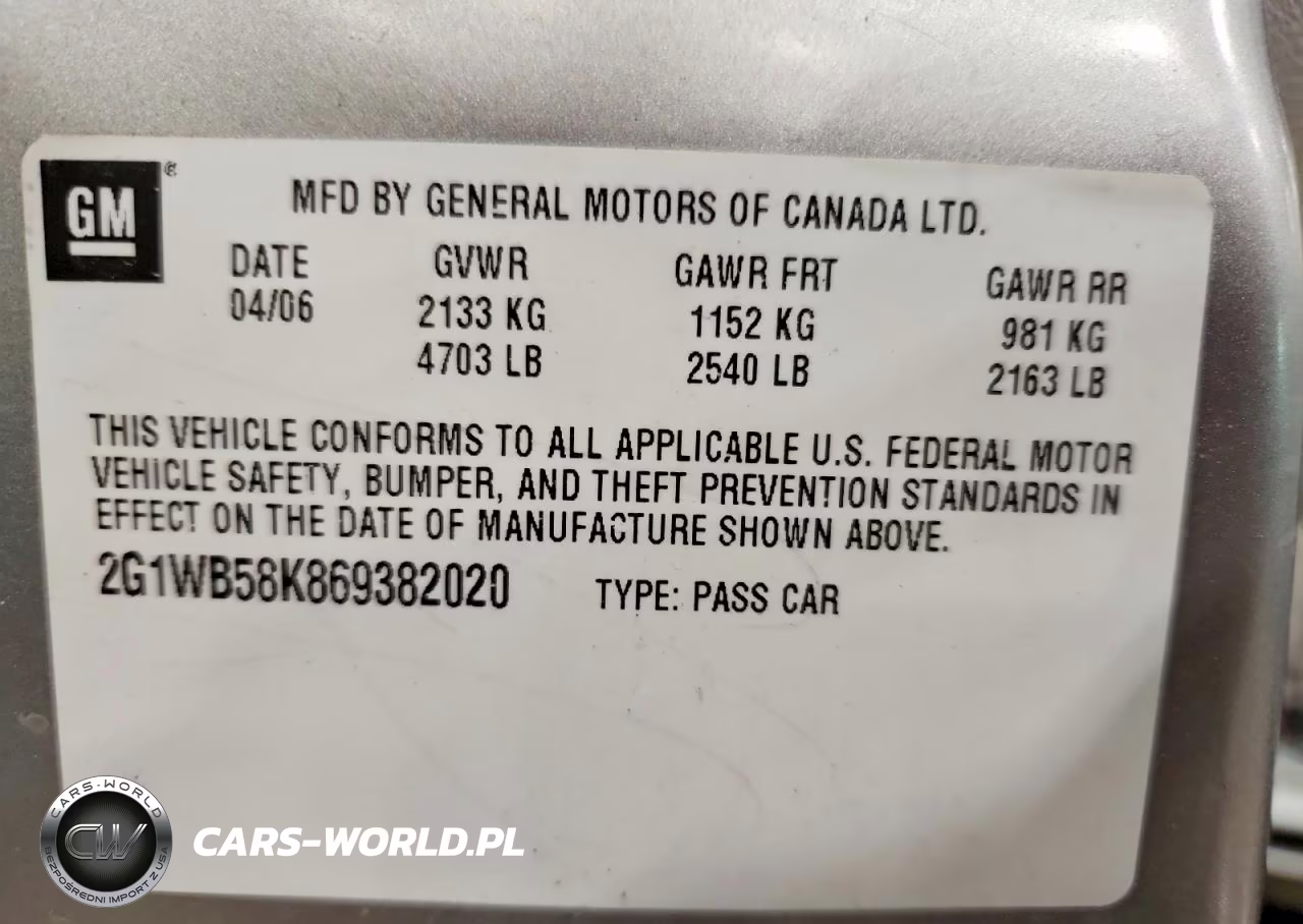 2006 Chevrolet Impala Ls VIN:2G1WB58K869382020 - 12