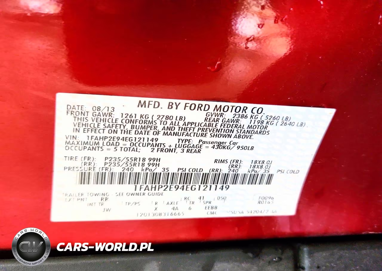2014 Ford Taurus Sel VIN:1FAHP2E94EG121149 - 12