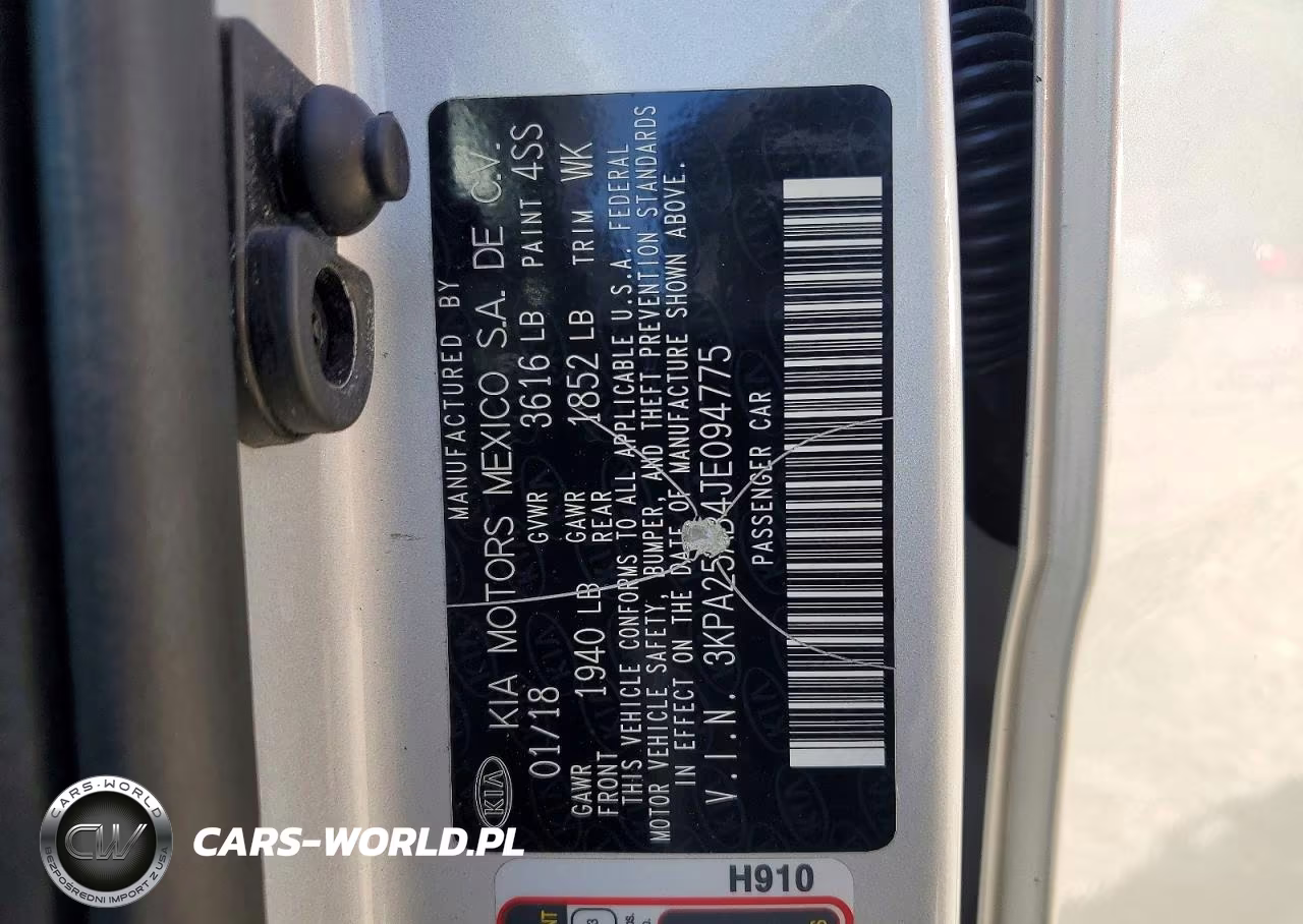 2018 Kia Rio 5-Door S VIN:3KPA25AB4JE094775 - 12