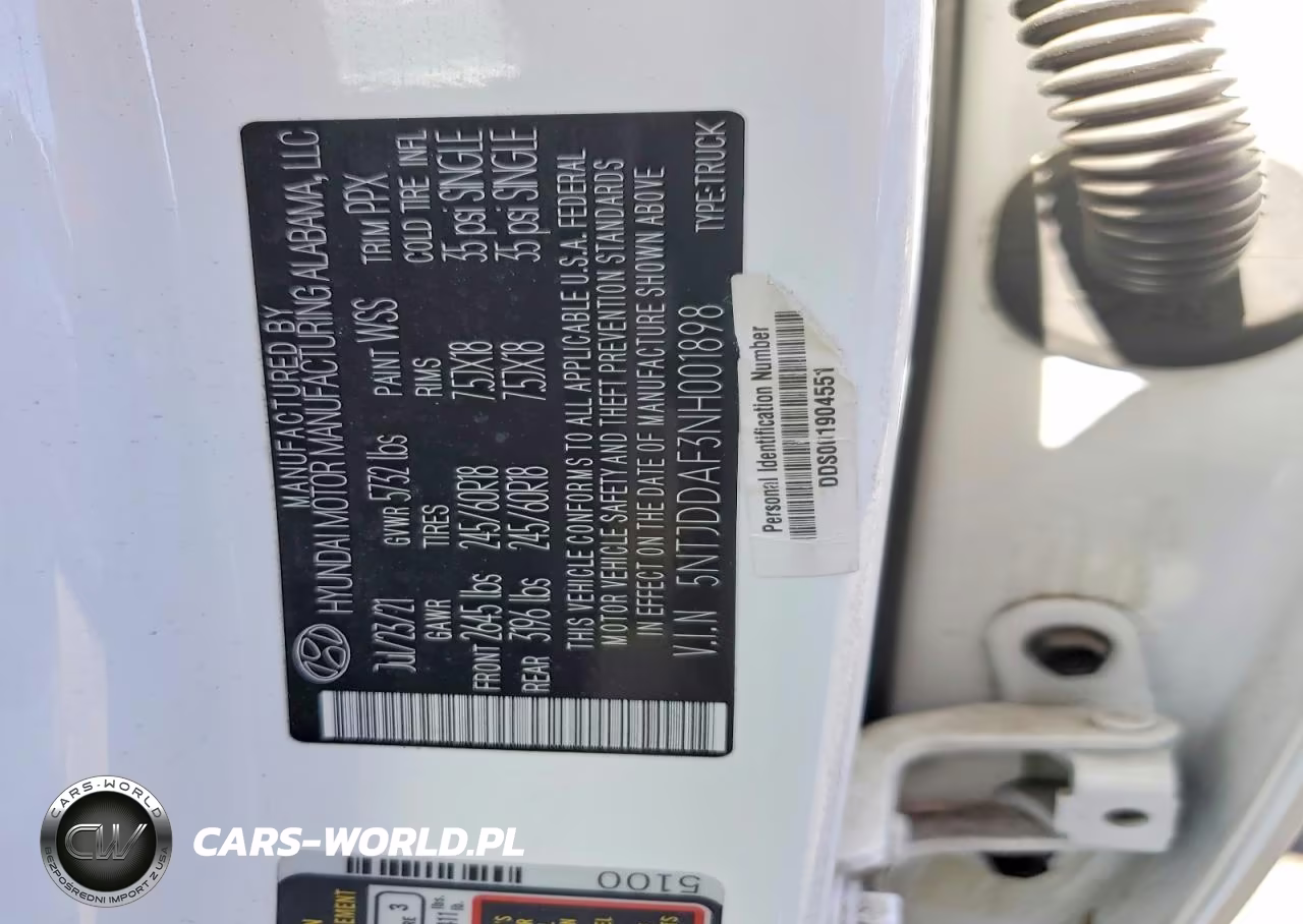 2022 Hyundai Santa Cruz Sel Premium VIN:5NTJDDAF3NH001898 - 12
