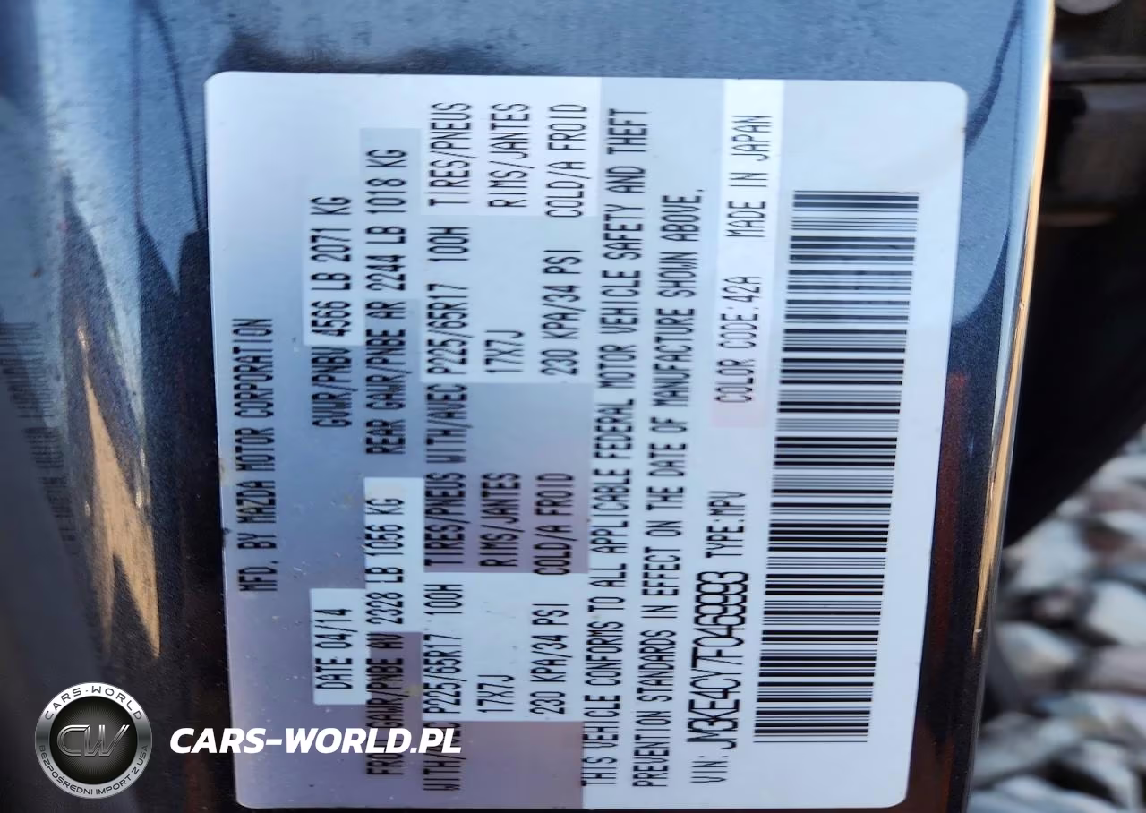 2015 Mazda Cx-5 Touring VIN:JM3KE4CY7F0469993 - 14