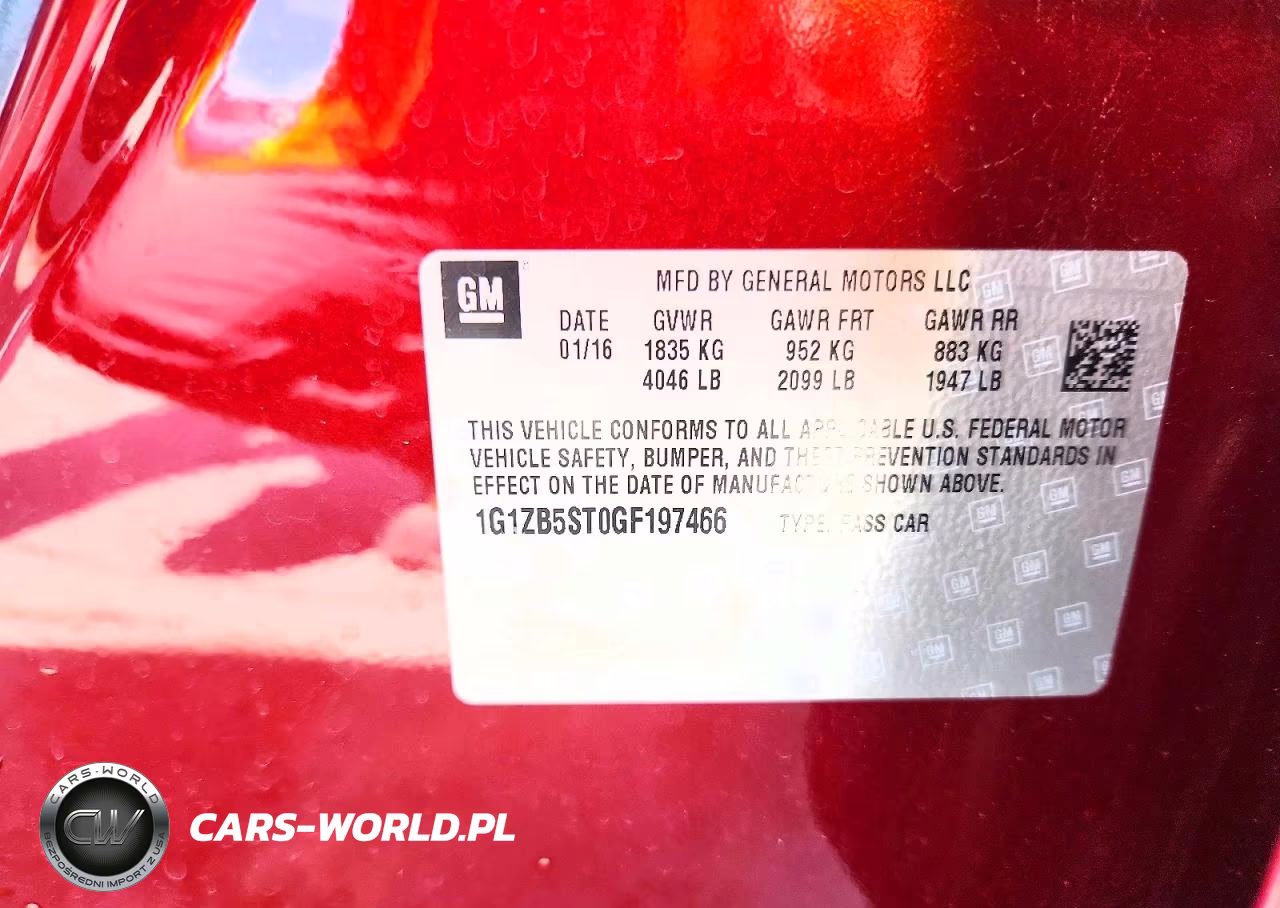 2016 Chevrolet Malibu Ls VIN:1G1ZB5ST0GF197466 - 12