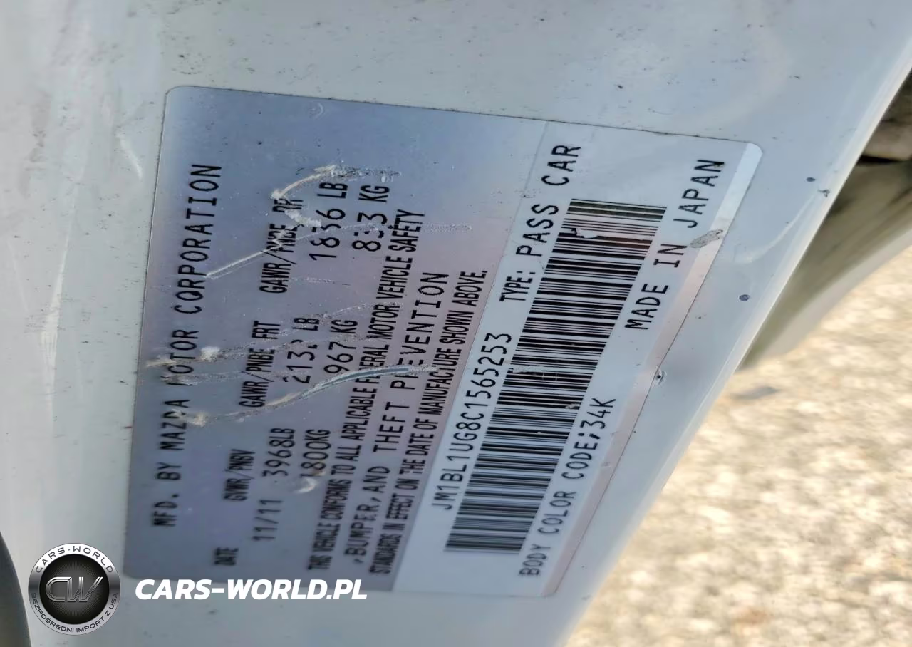 2012 Mazda 3 I VIN:JM1BL1UG8C1565253 - 12