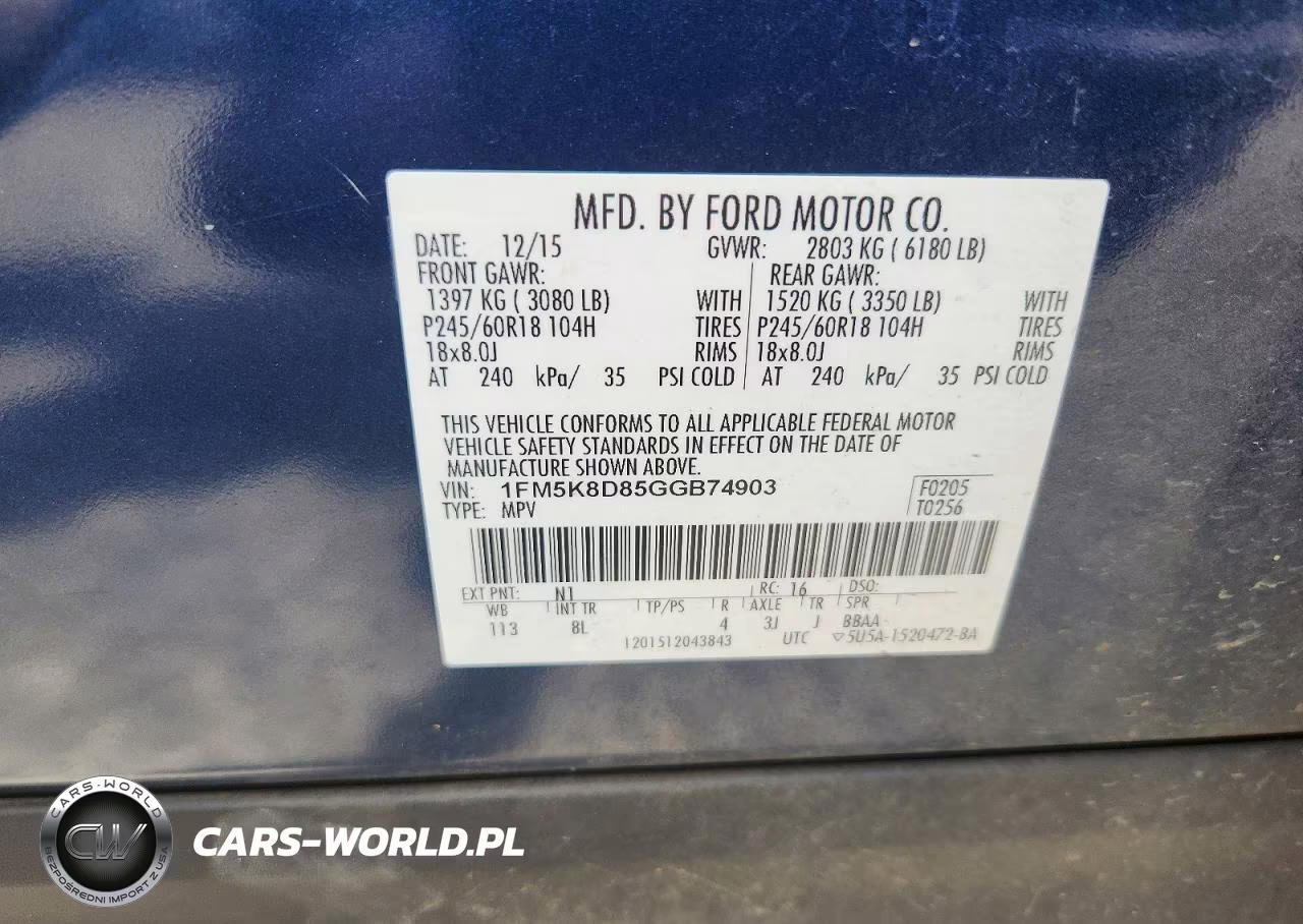 2016 Ford Explorer Xlt VIN:1FM5K8D85GGB74903 - 13