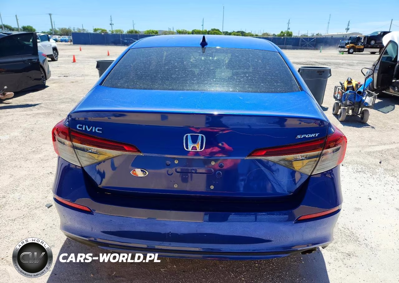 2022 Honda Civic Sport VIN:2HGFE2F58NH516461 - 6