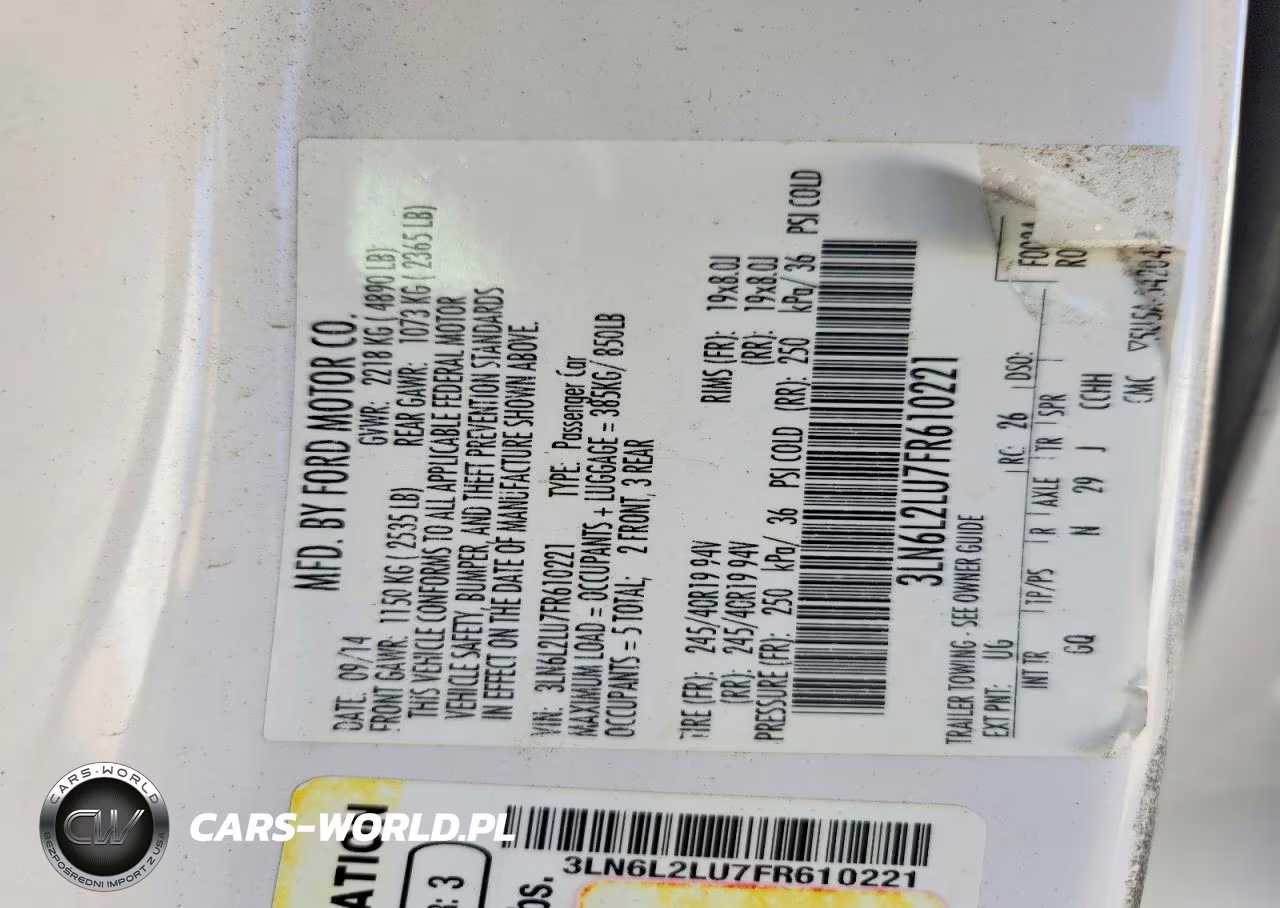 2015 Lincoln Mkz Hybrid VIN:3LN6L2LU7FR610221 - 12