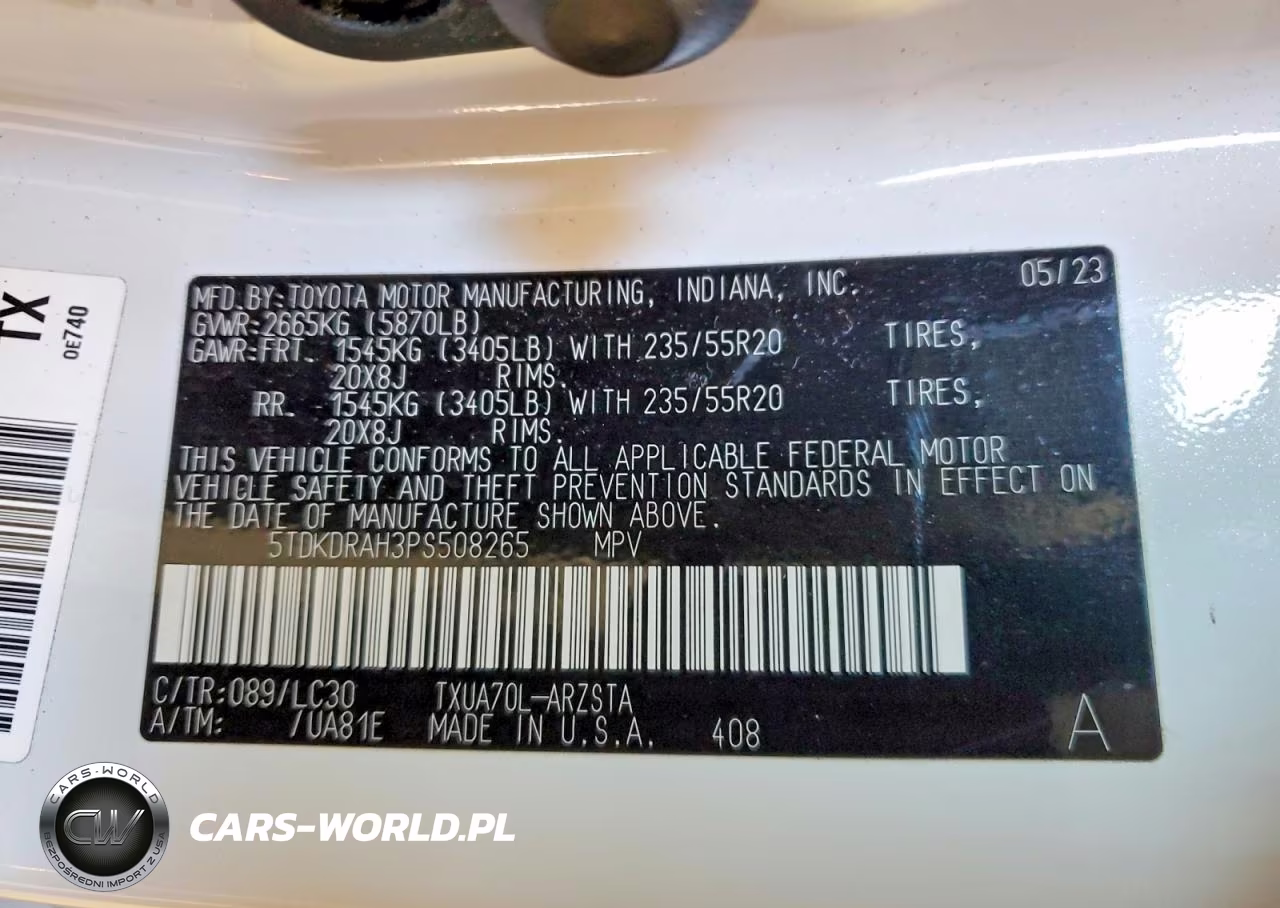 2023 Toyota Highlander Xse VIN:5TDKDRAH3PS508265 - 14