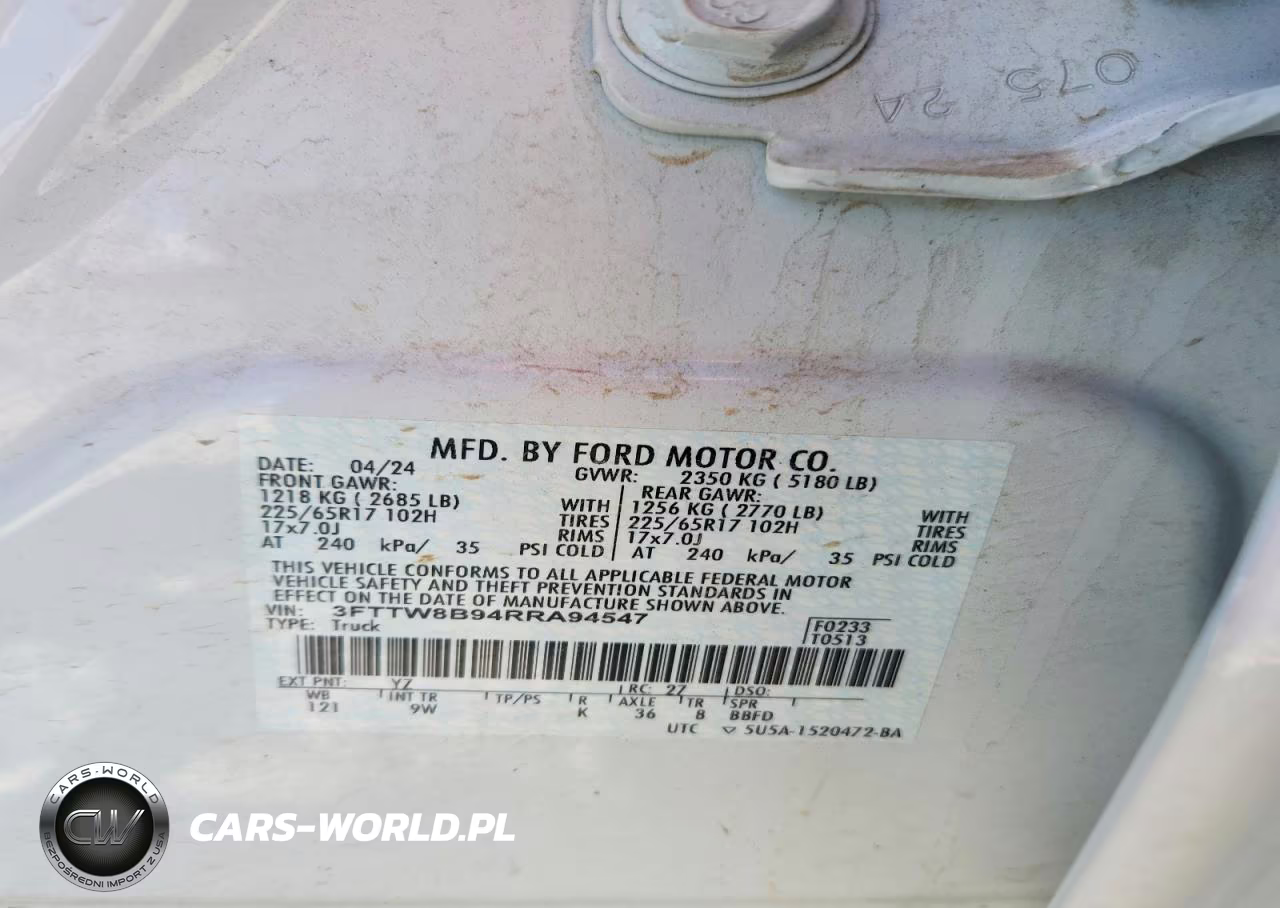 2024 Ford Maverick Xl VIN:3FTTW8B94RRA94547 - 12