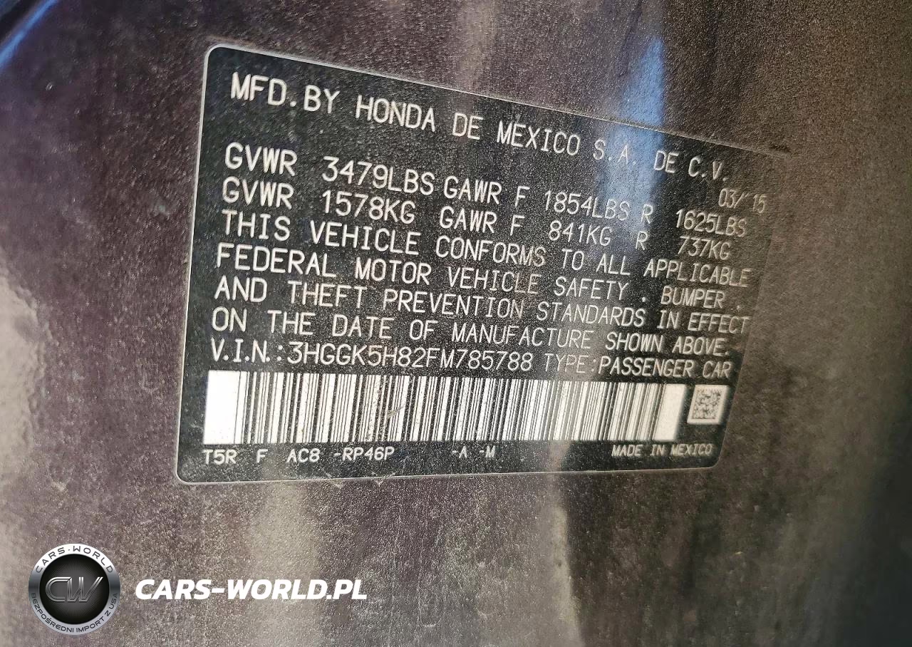 2015 Honda Fit Ex VIN:3HGGK5H82FM785788 - 12