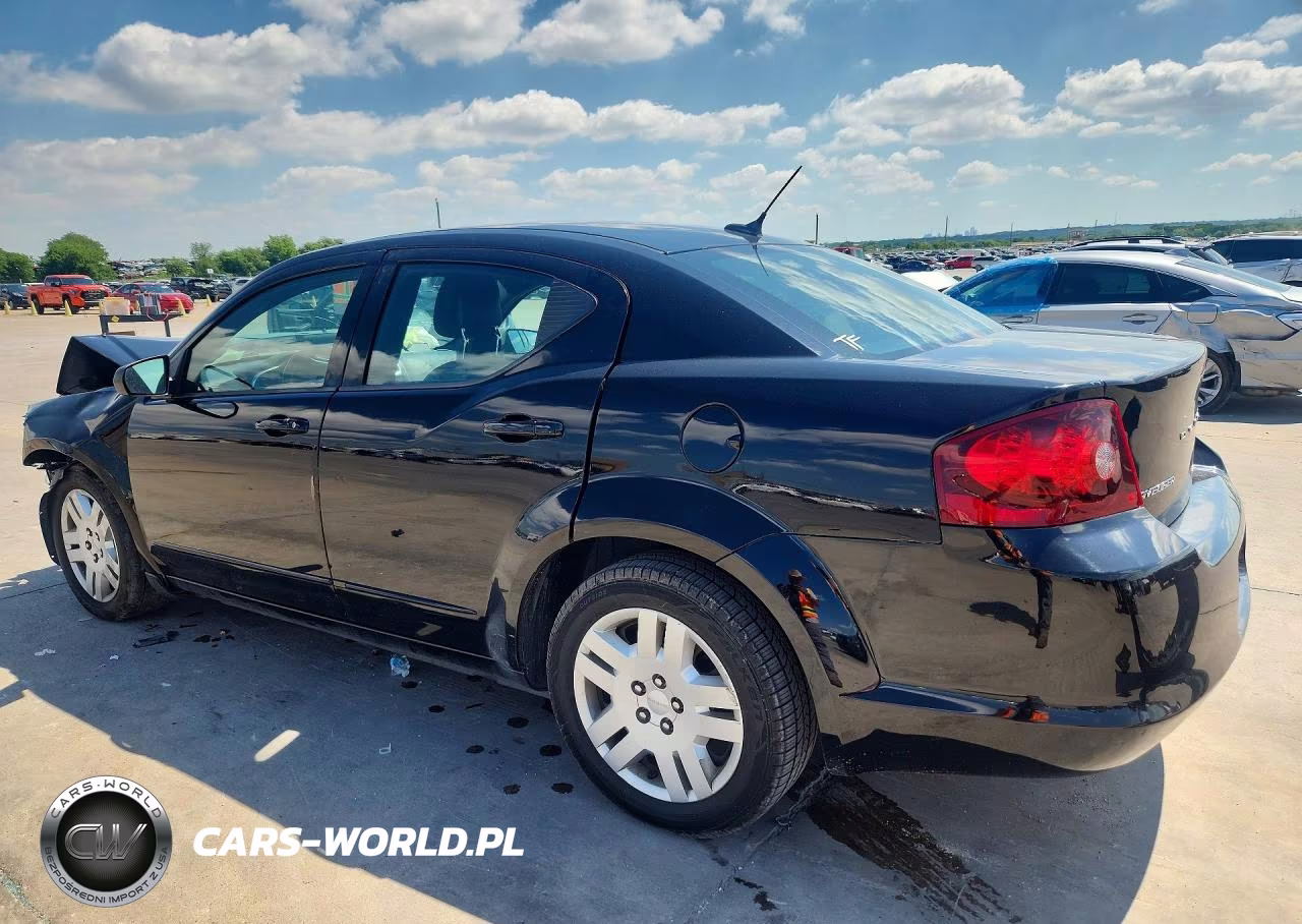 2012 Dodge Avenger Se VIN:1C3CDZAB1CN322700 - 2