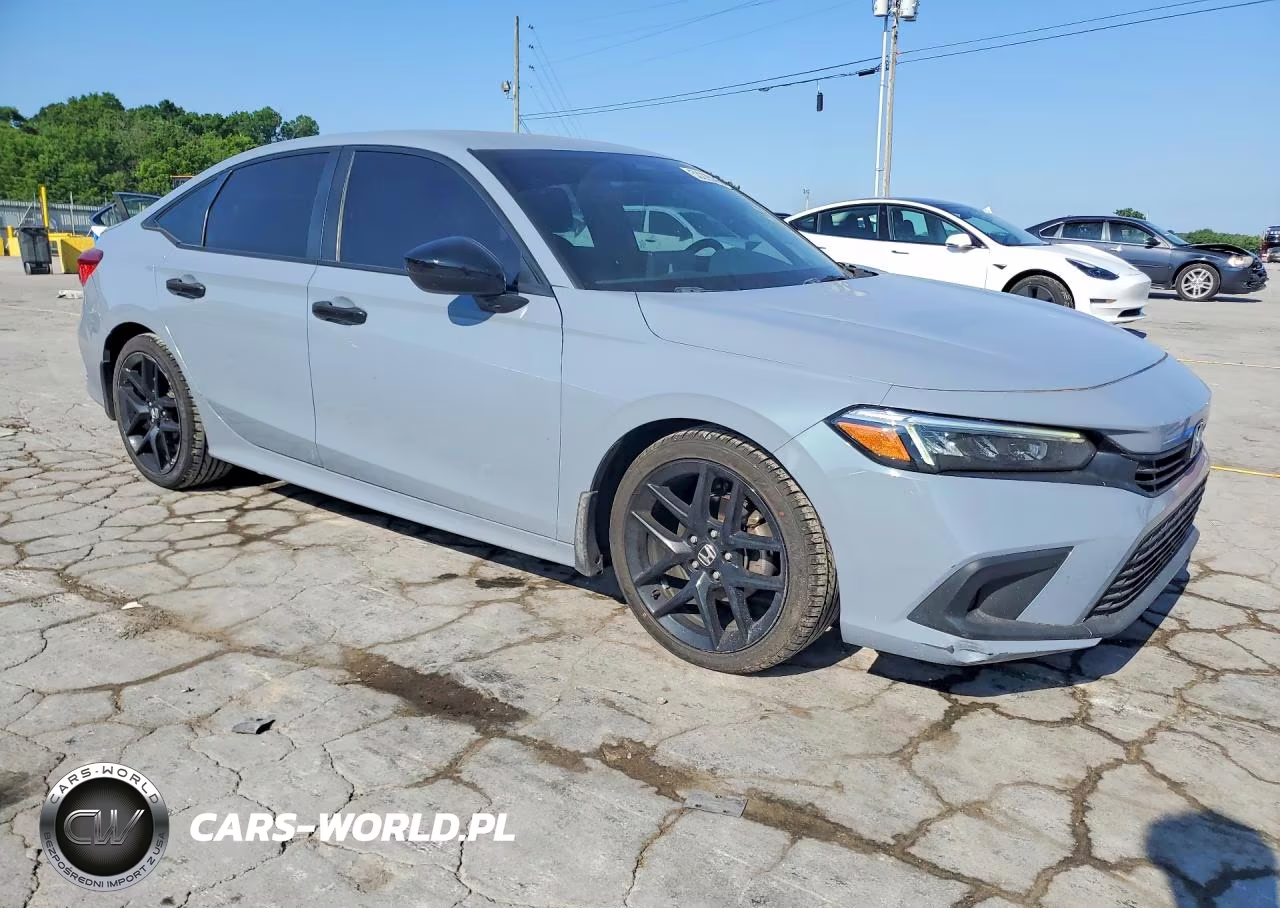 2022 Honda Civic Sport VIN:2HGFE2F54NH553121 - 4