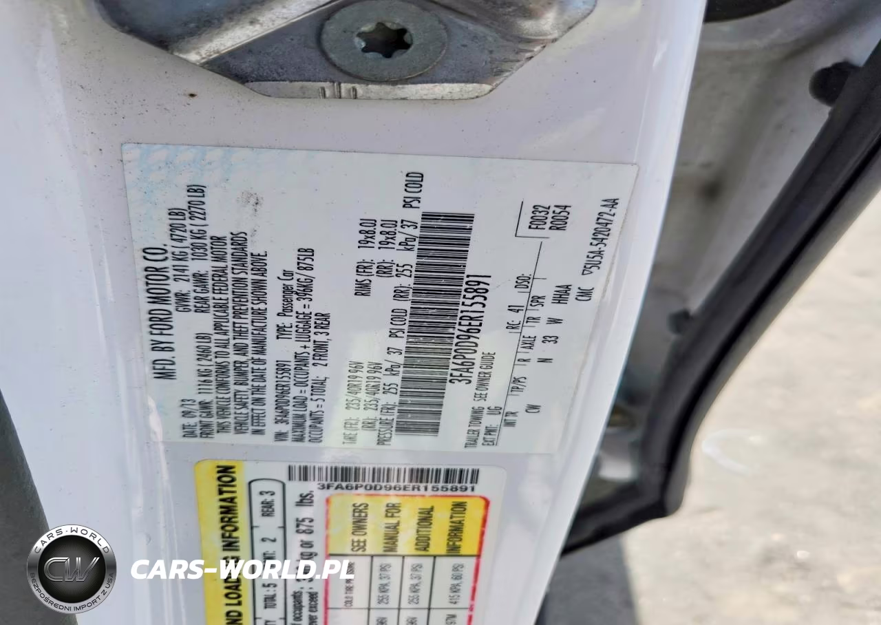 2014 Ford Fusion Titanium VIN:3FA6P0D96ER155891 - 12