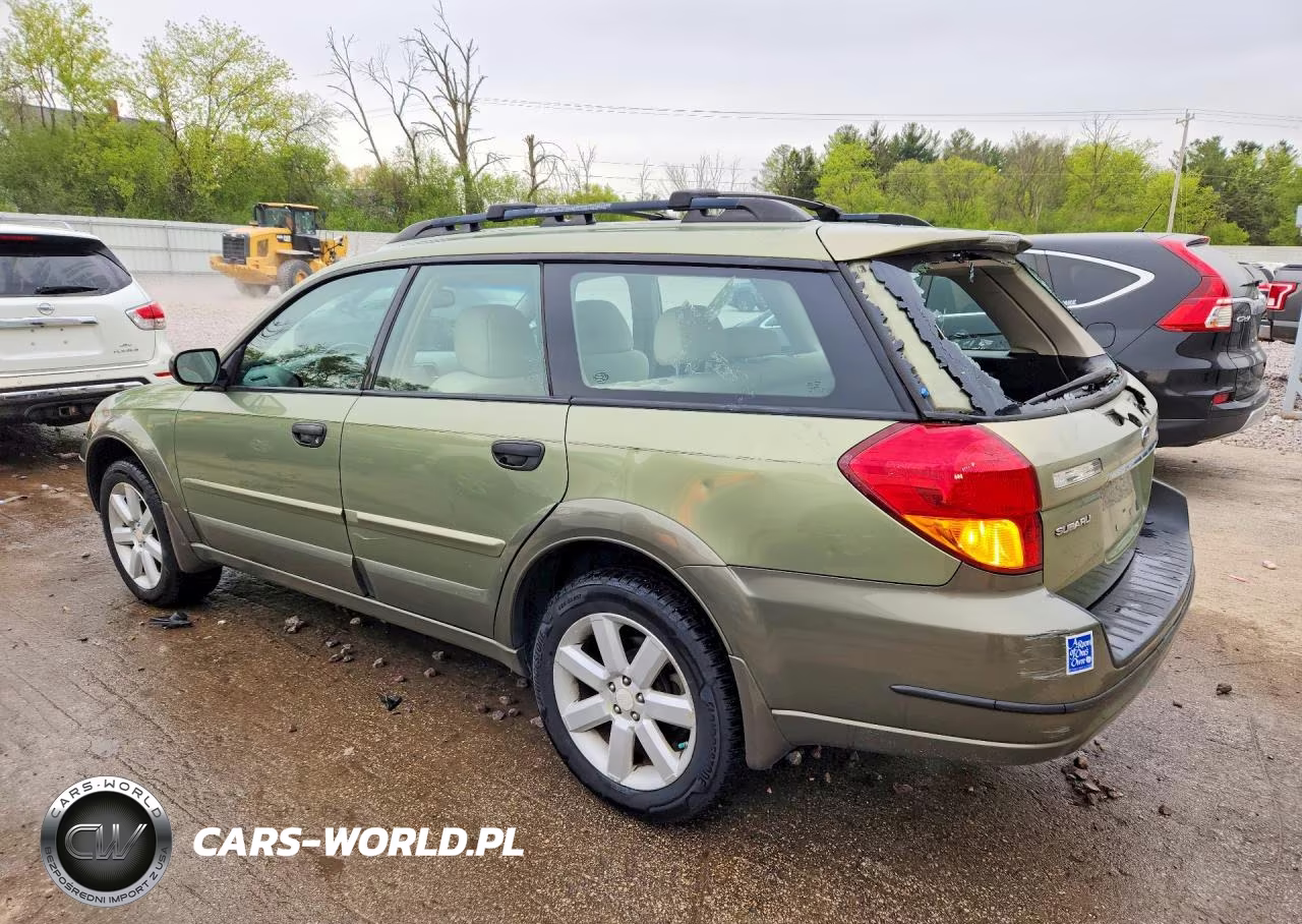 2007 Subaru Outback Outback 2.5I VIN:4S4BP61C877333835 - 2