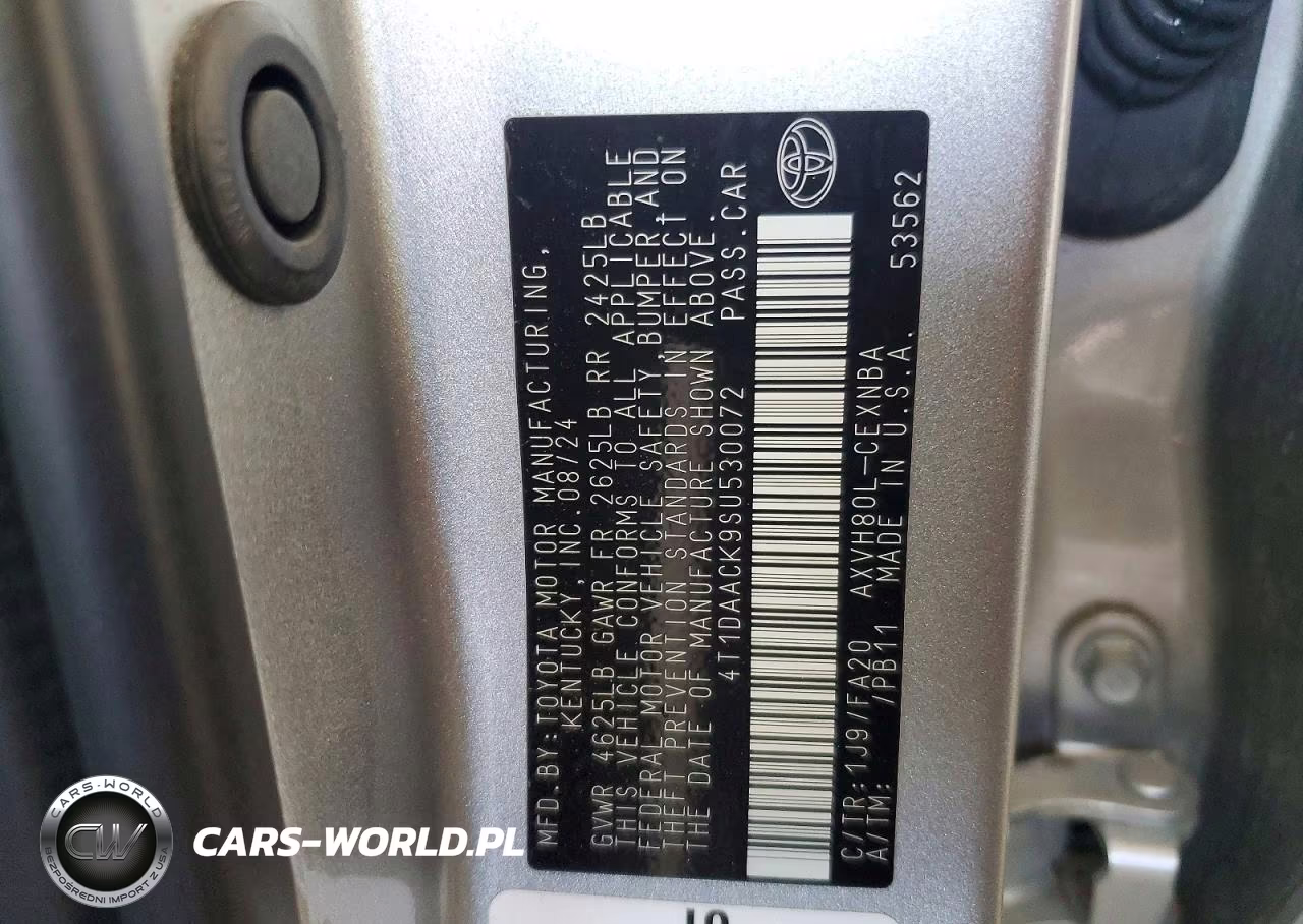 2025 Toyota Camry Le VIN:4T1DAACK9SU530072 - 13