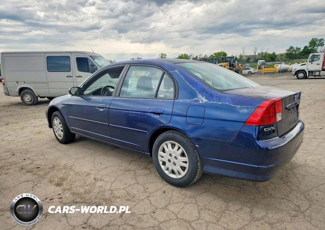 2005 Honda Civic Lx VIN:2HGES16575H611687 - 2