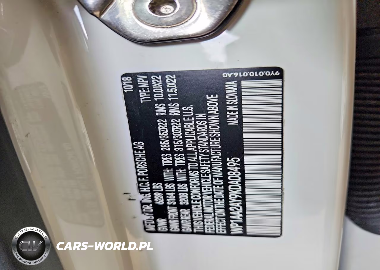 2019 Porsche Cayenne VIN:WP1AA2AY9KDA08495 - 13